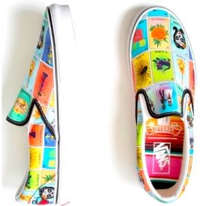 Vans Slip On Dia De Los Muertos, Size 9 Mens, NWOT